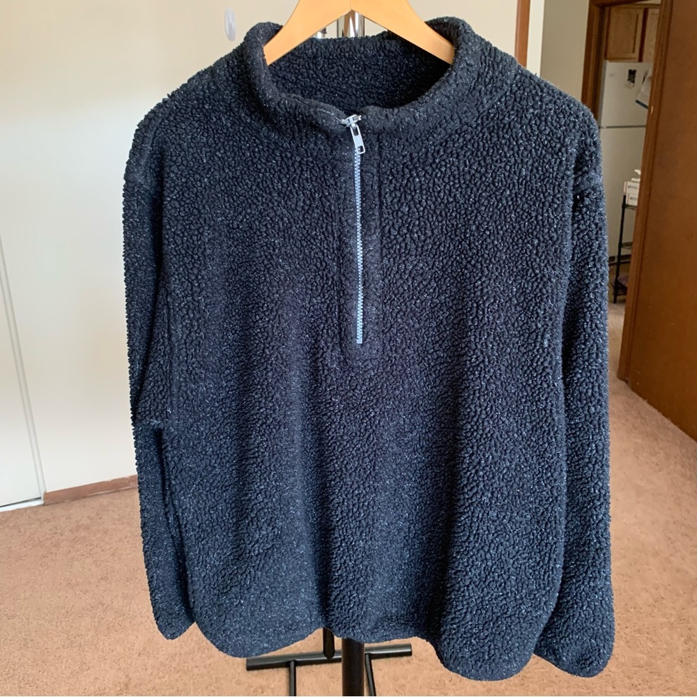 True Grit Sherpa Fleece Pullover Jacket
